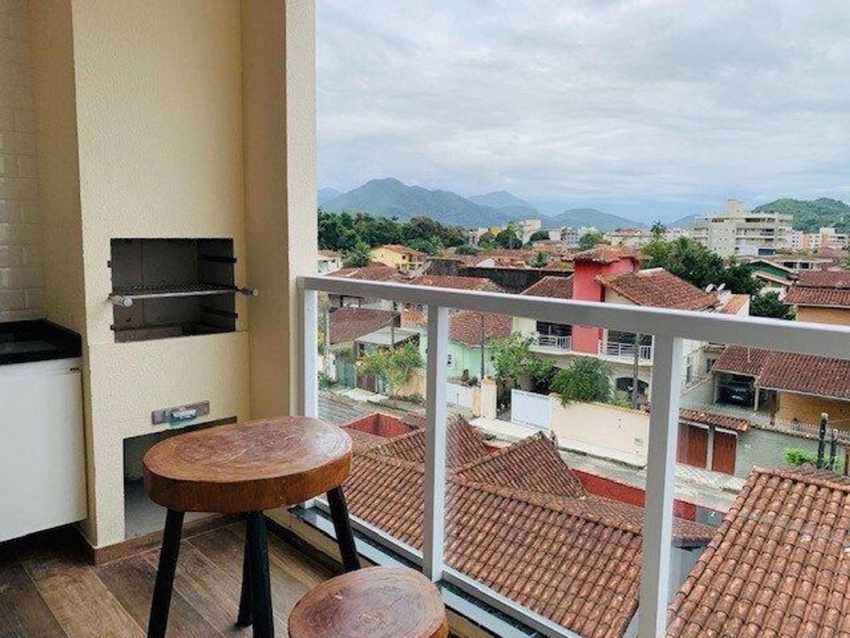 Apto Excelente C/Ar, Varanda Gourmet E Piscina Ubatuba Eksteriør bilde